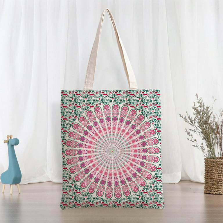 Vintage Mandala Tote Bag Shoulder Bags Handbags Horizontal for Women With  Design Pattern Printed 