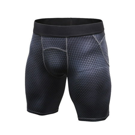 EFINNY Men Quick-dry Breathable Athletic Sports Tight Compression Fitness Running Sports Gym Shorts