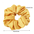thumbnail image 1 of Gomas para el cabello grandes de satén de gran tamaño para cabello largo Gomas para el cabello grandes para mujeres y niñas Accesorios para el cabello de decoración Regalo (4 piezas Color sólido), 1 of 5