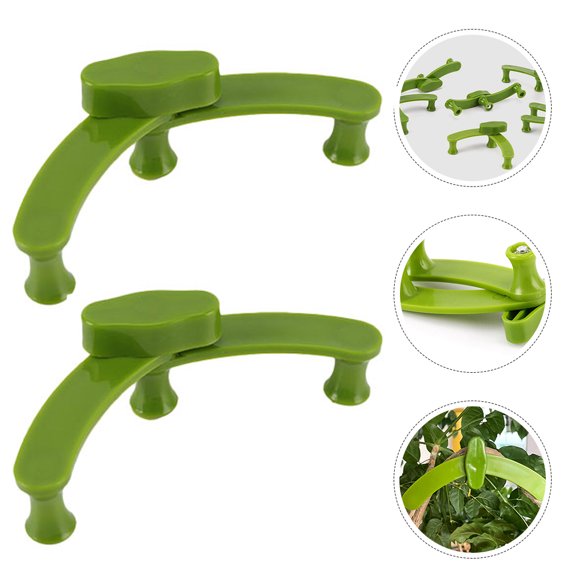 BALAHAPY 12Ud Abrazaderas Ajustables Para Entrenamiento Y Soporte De Ramas En Jardín Color