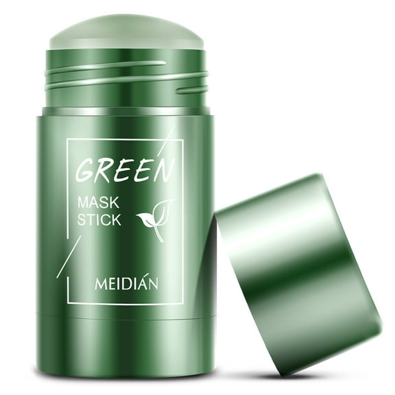 Green Tea Face Mask Stick, Deep Clean Purifying Clay Green Tea Mask Stick, Blackhead Remover, Moisturizing & Improve Skin Tone Green Tea Oil Control Mask Stick, Reduce Blackheads for All Skin Types
