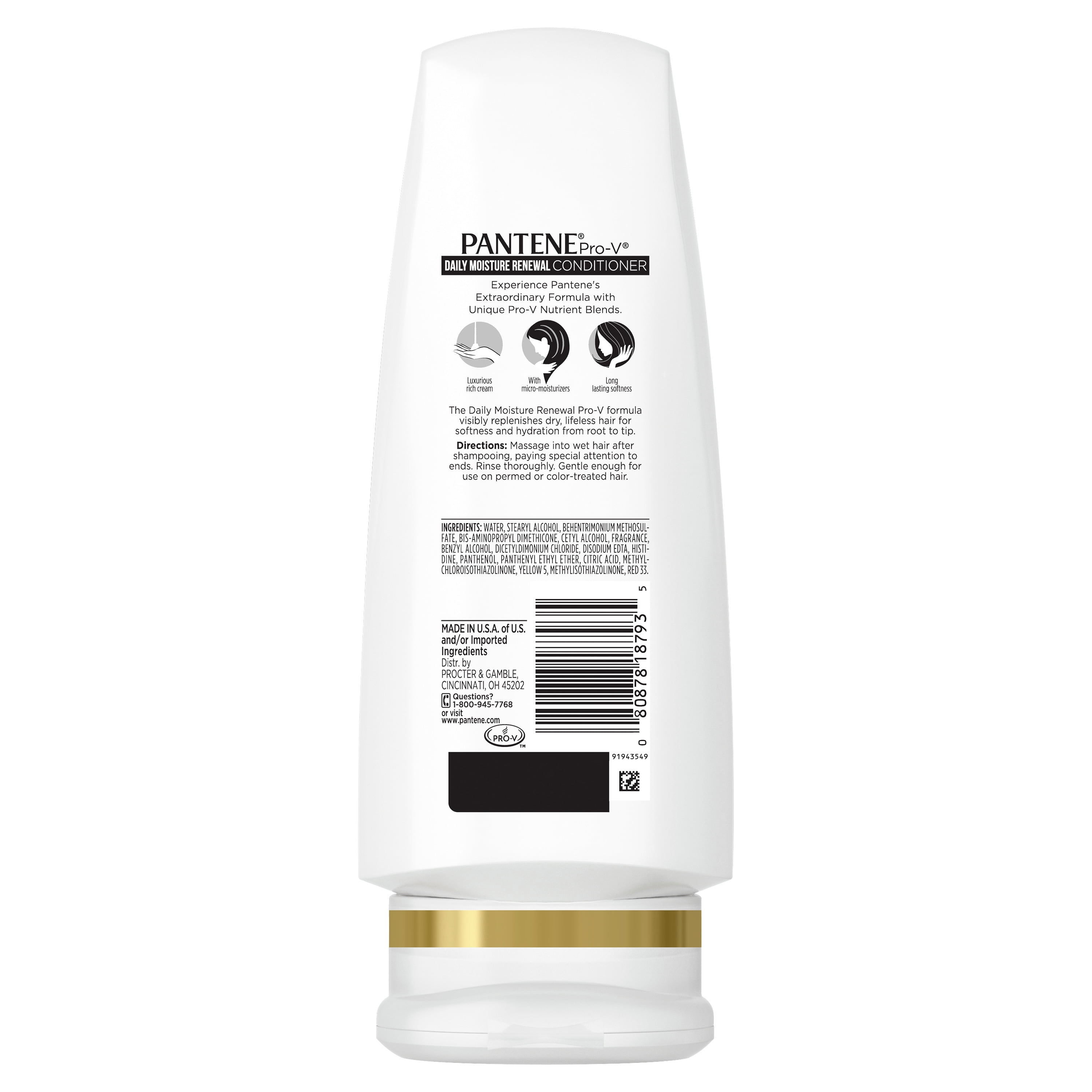 Pantene Pro-V Daily Moisture Renewal nourishing Conditioner, 10.5 fl oz