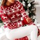 thumbnail image 3 of Suéter de Navidad para mujer, Jersey de punto de manga larga de alce, ropa cálida y gruesa de los años 2000, novedad de invierno, 2023, 3 of 4
