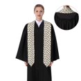 thumbnail image 4 of Zufioo 70s Disco Ball Print Graduation Shawl Ribbon, Graduation Ribbon for Male and Female Graduates-Flattened, 4 of 7