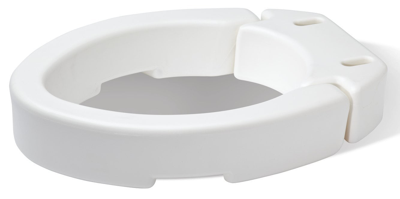 300 Carex Elongated Hinged Toilet Seat Riser Adds 3.5 Inches of Toilet Lift 
