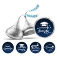 thumbnail image 1 of Darling Souvenir 190 Pcs Graduation Theme Custom Stickers for chocolate Candy Labels-Teal Blue, 1 of 2