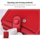 thumbnail image 5 of Guardurnaity Cartera de cuero plegable para mujer, monedero portátil para citas y banquetes, tarjetero de crédito y débito, bolsa de transporte, Carteras gris claro, 5 of 6