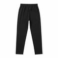 thumbnail image 7 of YABCSAZ Mens Color Block Stripe Sweatpants Drawstring Elastic Waist Straight Leg Wide Leg Casual Lounge Pants Cotton Blend Open Bottom Athletic Track Pants Trousers, 7 of 7