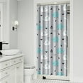 thumbnail image 2 of Boho Elephant Shower Curtain, Vintage Ethnic Print Waterproof Bathroom Drapes 36x72 Inch with Metal Grommets & 12 Hooks, 2 of 5