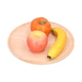 thumbnail image 3 of Peahefy Bamboo Wood Serving Tray, Round Snack Tray For Home Restaurants Coffee For Food Breakfast Dinner Decor, 3 of 8