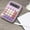 Purple, variant on sruoe Calculators, 12 Digits Large Display, Basic Calculators, Handheld Desk Calculator, Pocket Calculator, Standard Function Calculator for Office, Home, Learen, Business Use