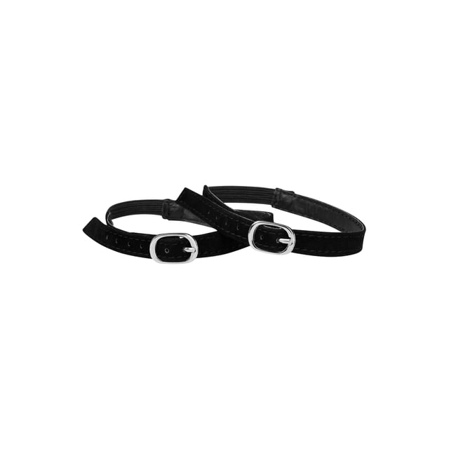 Unique Bargains Women's Solid Color Elastic Detachable Buckle Shoe Ankle Straps Belt
