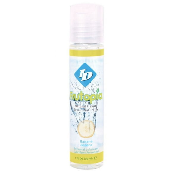ID Lubricants Frutopia Flavored Water Based Personal Lubricant, Banana, Liquid 1 oz