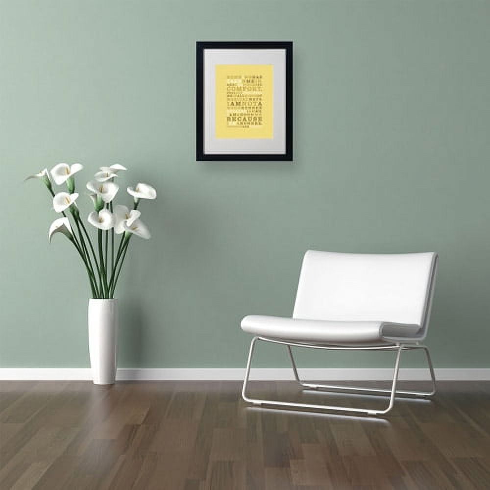 Trademark Fine Art "Strong Runner I" Canvas Art by Megan Romo, Black Frame