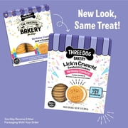 Three Dog Bakery Lick'n Crunch Dog Treat Sandwich Cookies, Birthday Confetti, 13 oz