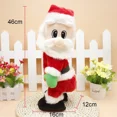 thumbnail image 4 of Nuevo regalo de Navidad, juguete musical eléctrico que baila, muñeco de Papá Noel que hace twerking y canta, decoración navideña, decoración para el hogar y el centro comercial, 4 of 5