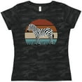 thumbnail image 3 of Inktastic Zebra Safari Animal Sunset Women's T-Shirt, 3 of 5