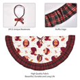 thumbnail image 4 of Sigee Cartoon Hedgehogs for Christmas Decoration Tree Skirt Christmas Plaid Tree Skirt,Christmas home decor Holiday Tree Skirt Fits TChristmas Tree-48", 4 of 6