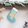 thumbnail image 6 of Honeii World Map With Animals 1 for Christmas Stocking,Large Xmas Stocking,Holiday and Family Stocking for Fireplace Christmas Holiday Party Decoration, 6 of 7