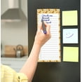 thumbnail image 7 of Inkdotpot Pack of 6 Funny Magnetic Dry Erase List For Fridge, Wipe Clean w/ NoStain, Quick Notes Shopping & Grocery List Whiteboard for Fridge, 8.75" x 3.8"(Fruits), 7 of 7