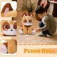 thumbnail image 4 of Foxes Plush Toy, 1 Doll Included, High-Quality Short Plush Cotton Material, Soft And Cuddly Design, Ideal For Children And Doll Lovers, Brings Comfort And Warmth, Perfect For Home One Size Brown, 4 of 5