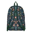 thumbnail image 3 of Elegant Flowers Print Backpack with Laptop Sleeve, Perfect for School and Office Essentials, Ergonomic Shoulder Straps, Wonderful Gift for Colleagues, 3 of 5