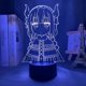 thumbnail image 5 of SCSYV 3D Night Light Touch Switch Table Desk Illusion Lamps Led Night Light Dragon Maid 3D Lamp Anime for Room Decor Nightlight Kid Child Birthday Gif, 5 of 5