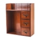 thumbnail image 1 of Organizador de cajas de almacenamiento de madera Regalo Multifuncional Cajón de escritorio de escritorio Almacenamiento para la cocina Cosméticos, 1 of 9