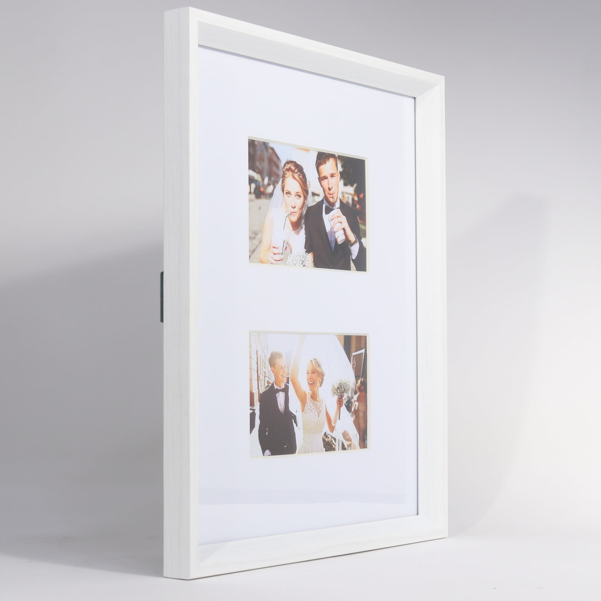 4x6 Wide Border Double Matted Frame Gallery White 11x14 Com