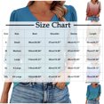 thumbnail image 4 of Jalioing V Neck Shirts for Women 3/4 Puff Sleeve Casual Dress Tops Loose Fashion Print Summer Tunic Blouses, 4 of 4