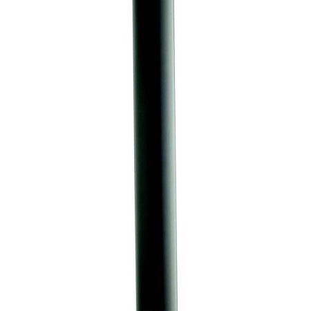 Kichler Accessory 3" x 84" 1 Outdoor Light Post in Black