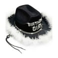 thumbnail image 5 of oqasdz Girls Cowboy Hat for Birthday Party Western Style Decorated Cap with Adorable for Kids Festive Celebrations and Photo, 5 of 5