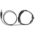 thumbnail image 3 of Auricular con micrófono de garganta U94 PTT Micrófono de garganta Cable de tracción de PU Plug and Play portátil para montar al aire libre, 3 of 8