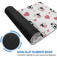 thumbnail image 6 of Long Mouse Pads for Desk,White Cow Heart Egg Pattern Desk Mats on Top Of Desks, Desk Mouse Pad Extra Large with 3mm Non-Slip Base and Stitched Edge for Gaming,Office,Work,Home 31.5"x11.8", 6 of 6