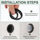 thumbnail image 5 of 30Pcs Grommets de Bushing de Presión, Protector de Manguera de Cable Redondo de 1-1/4" (32mm), Negro, 5 of 6
