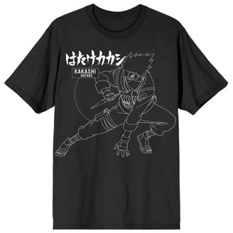 Naruto Shippuden Kakashi Hatake Men's Black T-shirt-3XL - Walmart.com