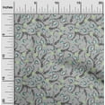 thumbnail image 2 of oneOone Viscose Chiffon Gray Fabric Florals Sewing Fabric By The Yard Printed Diy Clothing Sewing Supplies 42 Inch Wide, 2 of 4