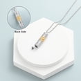 thumbnail image 5 of Sunflower Urn Necklace for Ashes Cylinder Bar Necklace for Ashes for Women Pendant Keepsake for Ashes Memory Cremation Jewelry Sunflower Celtic Necklace Jewelry for Women, 5 of 5
