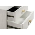 thumbnail image 4 of TOV Furniture Divine White Nightstand with Brass Accents, 4 of 8