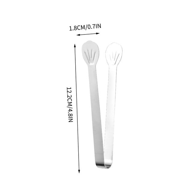 Lavavajillas de Acero Inoxidable Acero Inoxidable Cocina Del Hogar Pequeña Herramienta Mini Alimentación Pinzas