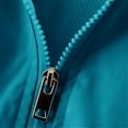 thumbnail image 5 of XQYLOS Girls Teen Rain Jacket Waterproof Hooded Fle𝖾ce Lined Lightweight Windbreaker Windproof Outerwear Full Zip Up Raincoats for Cold Weather Warmth, 5 of 9