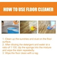 thumbnail image 3 of Powerful Decontamination Floor Cleaner, Multi-purpose Floor Cleaner, Natural Hardwood Floor Stain Cleaner ＆ Polish, Powerful Stain Remove, for Ceramic Tile and Wood Floors, 3 of 7