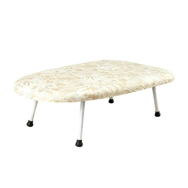simhoa Planche à Repasser Pliante Compacte Résistante à la Chaleur pour Table Buanderies Dortoir Style C