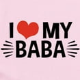 thumbnail image 2 of CafePress - I Love My Baba Infant Bodysuit - Baby Light Bodysuit, Size Newborn - 24 Months, 2 of 4