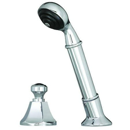 Deck Mount Diverter - Mirabelle MIRBR2RTD Boca Raton Single Function Deck Mounted Hand Shower with Diverter