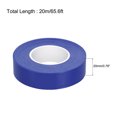 thumbnail image 2 of Unique Bargains PVC Flagging Tape 20mm x 20m/65.6ft Marking Tape Non-Adhesive Blue, 2 of 4