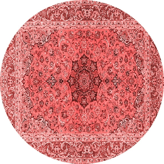 Ahgly Company Indoor Round Persian Red Traditional Area Rugs, 5' Round