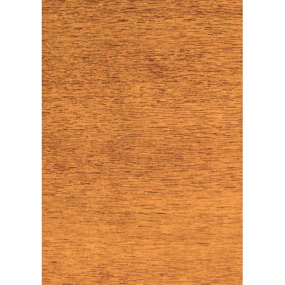 Ahgly Company Indoor Rectangle Abstract Orange Modern Area Rugs, 5' x 7'