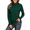 Green, variant on PrettyGuide Women's Tunic Sweater Cable Knit Mock Neck Pullover Long Sweater Tops