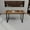 Wood, variant on Rectangular Dining Table, 59" Black, Metal Legs, 1.5" Thick, Fits 4-6 People, Home Kitchen Use Black With Frame, Thick Top, Furniture